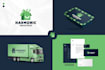 create cool brand logo design with brand identity