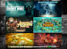 make steam capsule, logo, cover design for your game