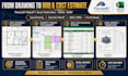 prepare boq construction cost estimation and material takeoff