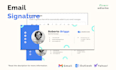 make a modern and clean clickable HTML email signature