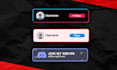 make clean social media lower third animations