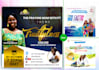 do creative church flyer, promotional, event flyer, postcard design