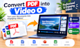 convert your PDF documents into stunning videos