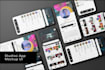 do UI UX web mobile app design with prototype and wireframe