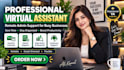 be your dedicated remote virtual assistant for admin support