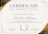 design award certificate, diploma certificate, gift design