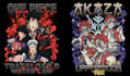 costum design japanese anime manga art for tshirt design