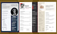 design informative, education, art, menu, form and undefined resumes cv