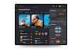 create modern sleek app UI or UX animation