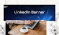 do a professional background linkedin banner and facebook designs