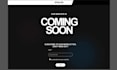 design coming soon page, maintenance page or landing page