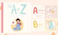 design educational custom alphabet flash cards for kids