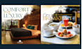 design luxury, modern hotel, restaurant, saloon social media posts