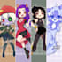 draw your oc, vtuber, anime in cute chibi art