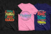 create custom t shirt designs using cursive typography
