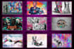 make graffiti canvas wall art