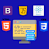 be front end web developer using html, css, javascript, bootstrap