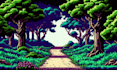 create ai powered pixel art backgrounds