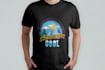 create typographic, art, cartoon  t shirt design
