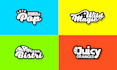 design professional typography and text based logo design
