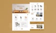 create a modern, clean UI UX design for the website  and landing page