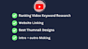create, setup youtube channel ,channel SEO