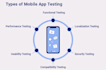 test mobile app for android and ios