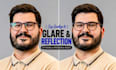 remove glasses glare and reflections from any photo