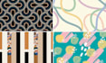 design textile and fabric print seamless pattern