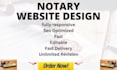 design a modern notary or signing agent website in wordpress