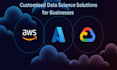 do end to end data science projects using azure, AWS, gcp by python, tableau