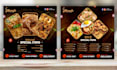 design restaurant food menu and poster
