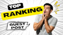do write and publish guest posts on 15 high da DR sites