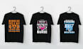 do trendy typography t shirt design