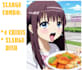 draw cute anime eating food