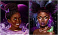 create african american goddess illustration