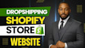 build shopify store, peptide shopify dropshipping, redesign dropshipping website