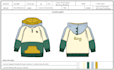 design baby and kids technical drawings