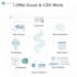 do excel or CSV data cleaning, organize, formating, merge
