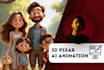 create a 3d pixar ai animation, cinematic ai video