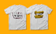 do creative graffiti design and typography t shirt