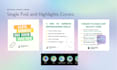 design creative and aesthetic instagram and linkedin posts