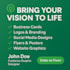 design business card, visiting card, visitenkarte