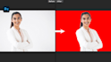 change background in a picture to make it look professional