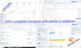 provide site audit semrush, screaming frog, ahrefs with action plan
