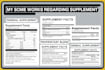 create fda supplement facts label