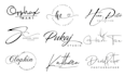 design luxury handwriting, scripted, signature, cursive, handwritten logo
