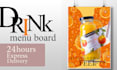 design  food menu, digital food menu board