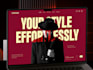 do professional UI UX web landing page and website design