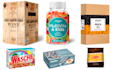 brand product label design and product packaging design for box, bottle or bag